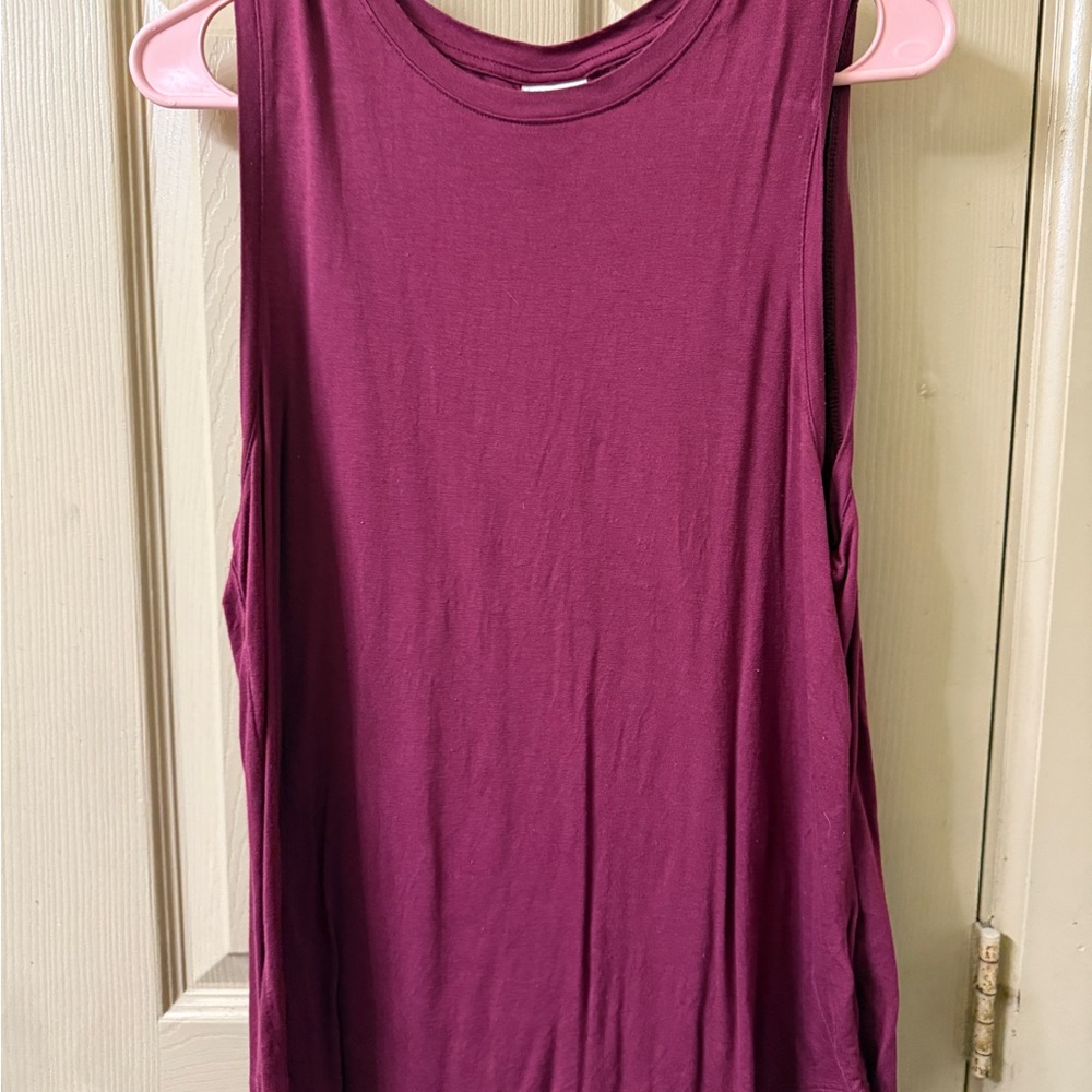 a new day Rich Burgundy Muscle Tee